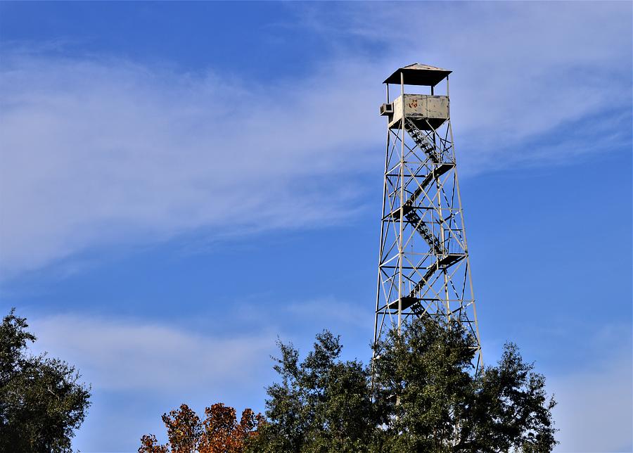 Fire Tower Skyscape Photograph by Warren Thompson