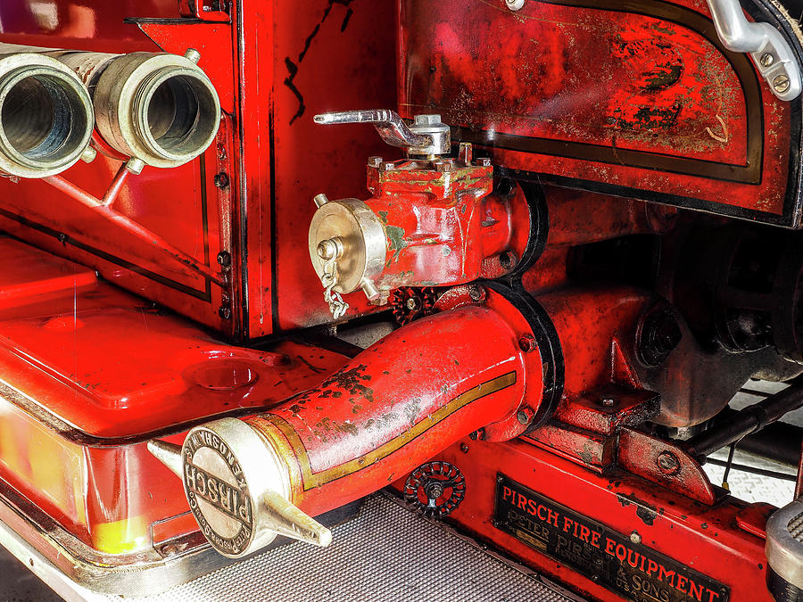 Fire Truck at Ephraim 817 Photograph by James C Richardson
