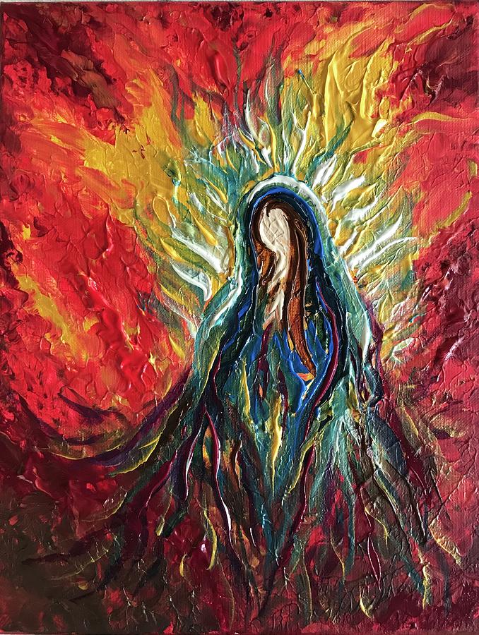 Fire Within Painting by Michelle Pier