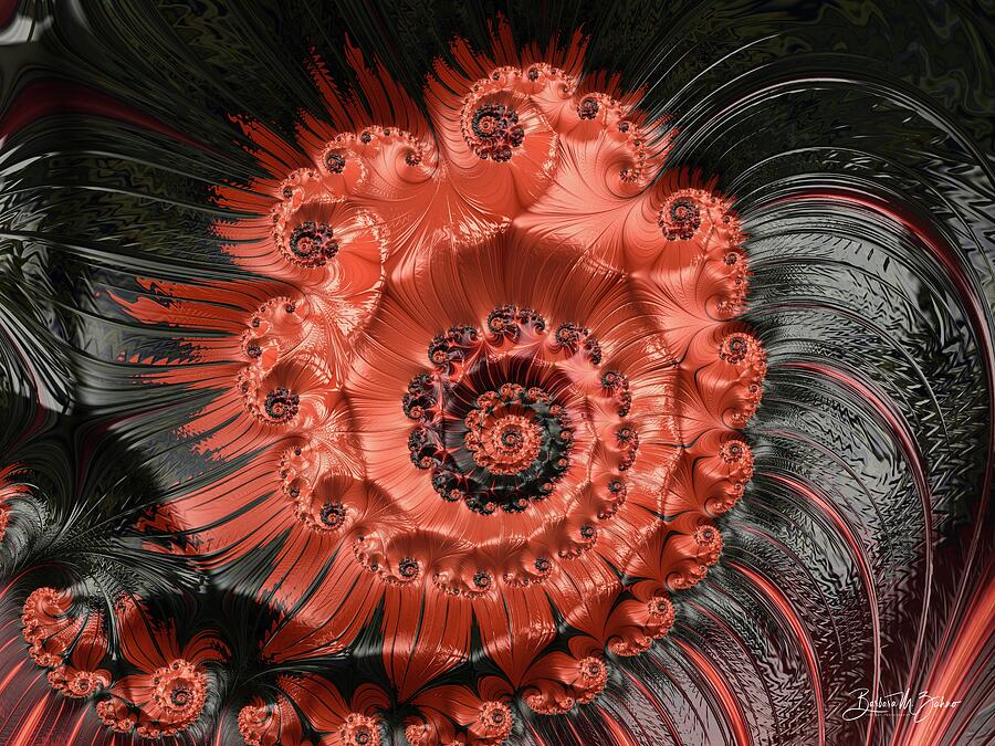 Abstract Photograph - Fireball - Abstract by Barbara Zahno Abstract Photograph - Fireball - Abstract by Barbara Zahno