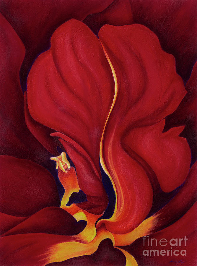 Nature Painting - Firebird by Marcia J Popp