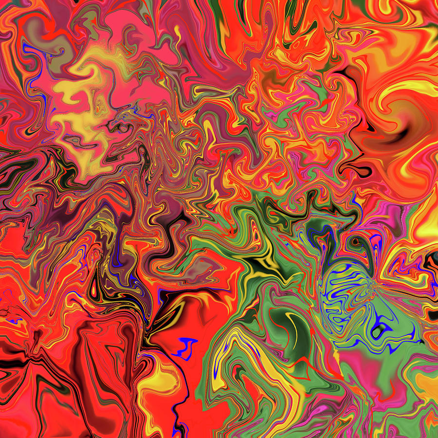 Swirls #15 Digital Art by Maxim Komissarchik