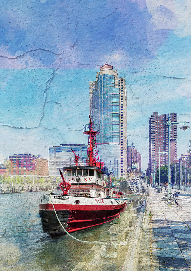 Fireboat John D. McKean Photograph by Cate Franklyn
