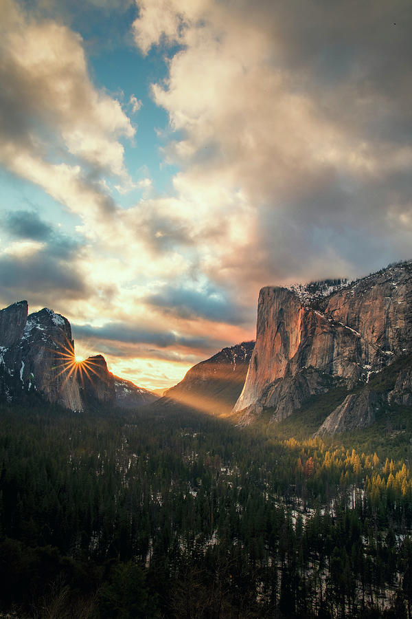 Firefall Drama - Yosemite Valley Photograph by Vincent James Firefall Drama - Yosemite Valley Photograph by Vincent James