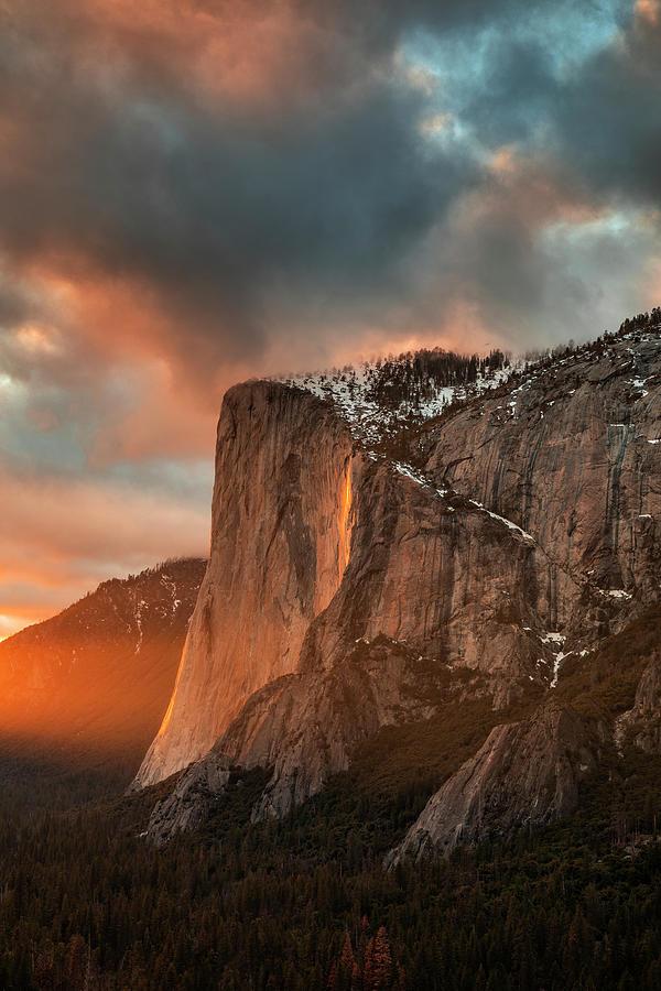 Firefall Magics - Yosemite National Park Photograph by Vincent James Firefall Magics - Yosemite National Park Photograph by Vincent James