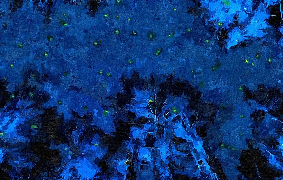 Firefly Night Mixed Media by Christopher Reed