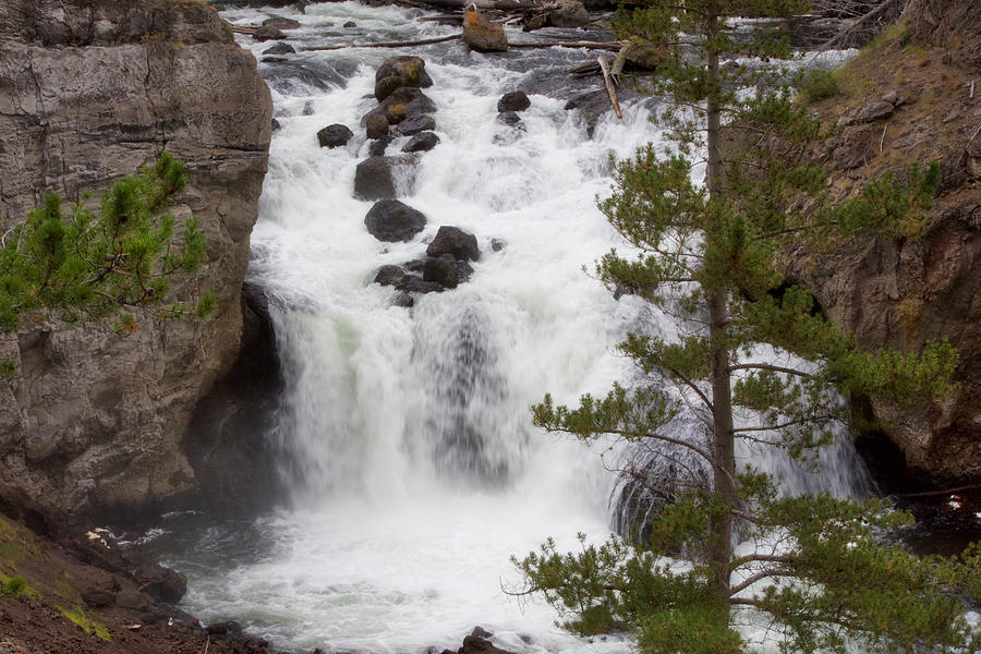 Firehole Falls Photograph by Bonnie Bruno