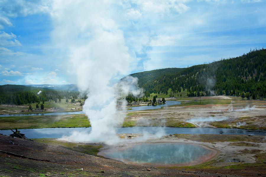 Firehole Lake Drive 1 Photograph by Marty Koch - Fine Art America