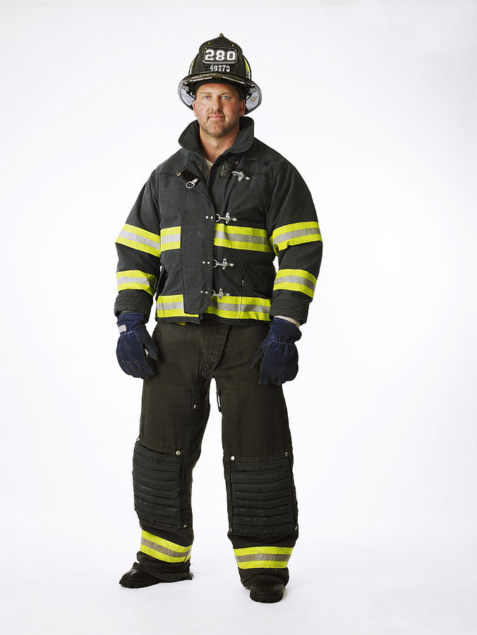 Fireman in Uniform Photograph by Blake Little