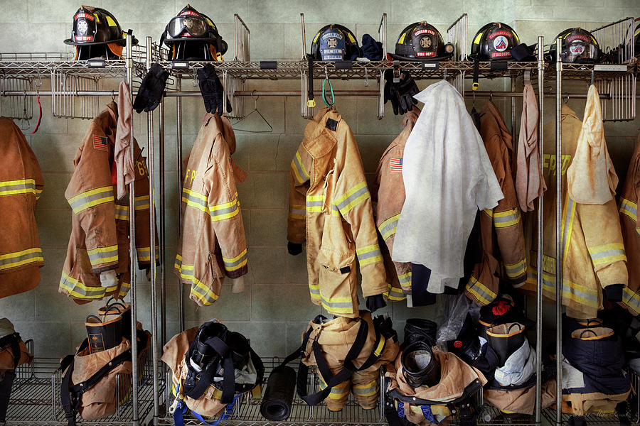 Firemen - Fire proof Photograph by Mike Savad