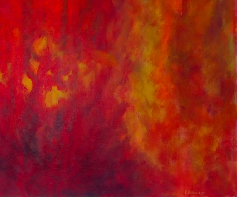 Fires of Creation Painting by Ellen Eschwege