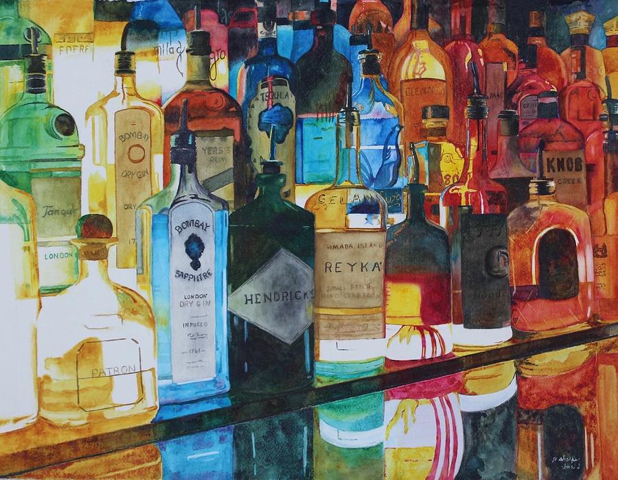 Firewater Painting by Patsy Sharpe
