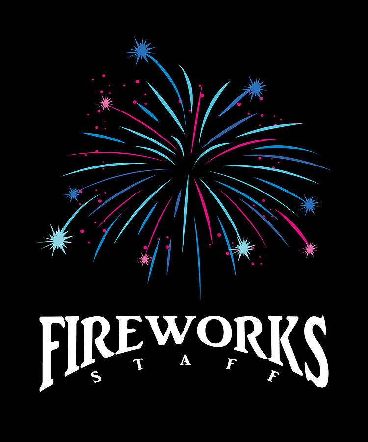 Firework Staff Firework Rocket Pyro Digital Art by Moon Tees - Fine Art ...