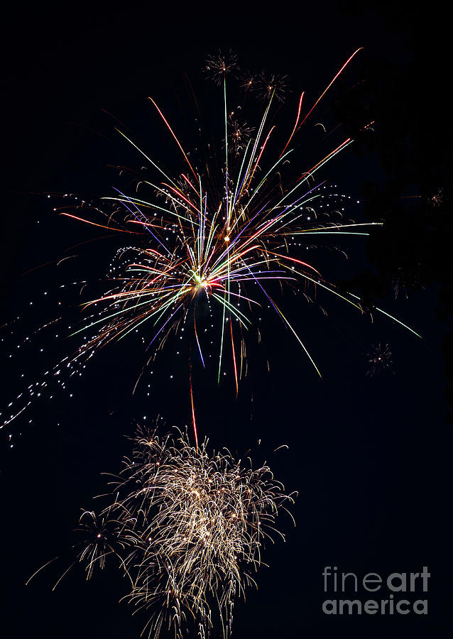 Fireworks 2020 -23 Photograph by William Norton