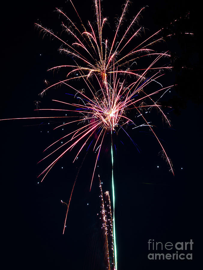 Fireworks 2020 -27 Photograph by William Norton