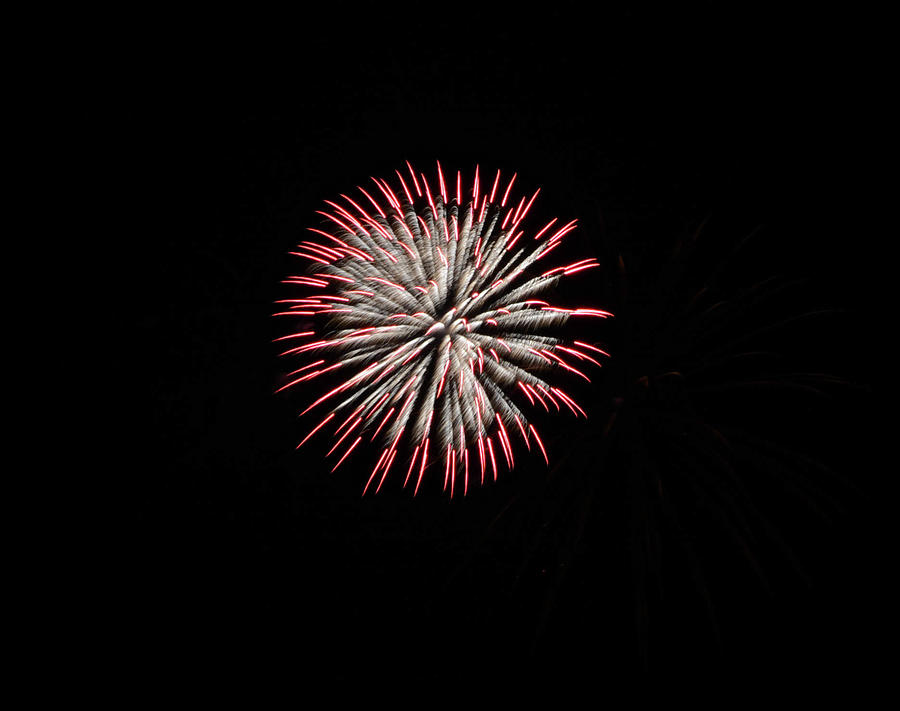 Fireworks At Lake Coeur Dalene 3 Photograph