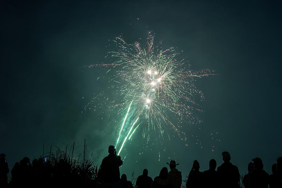 Fireworks at Rockaway BeachDSC_3100 Photograph by Johanna Froese