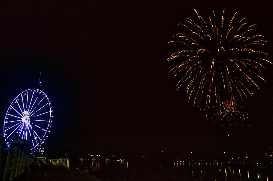 Fireworks at the National Harbor, Maryland Photograph by Kerri Batrowny