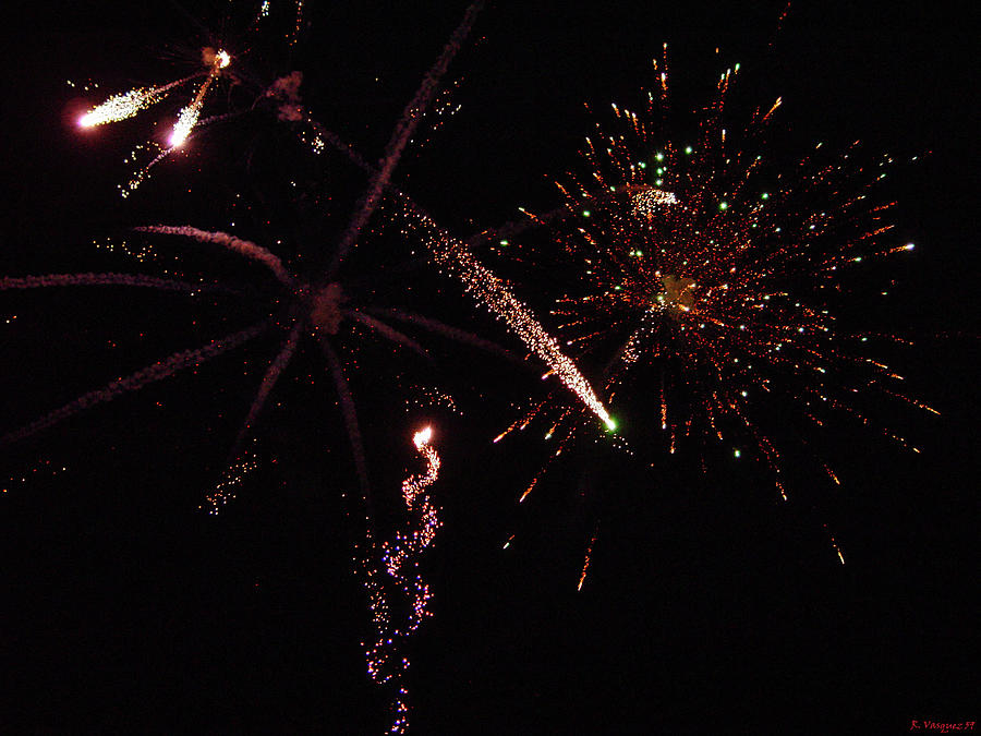 Fireworks Celebration Photograph by Rene Vasquez