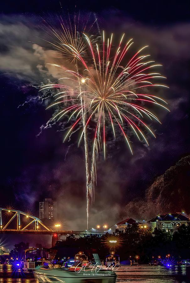 Fireworks Charleston WV Photograph by Gary Wendell Fine Art America