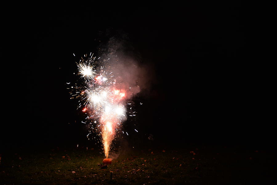 Fireworks Explode 1 Photograph by James Cousineau