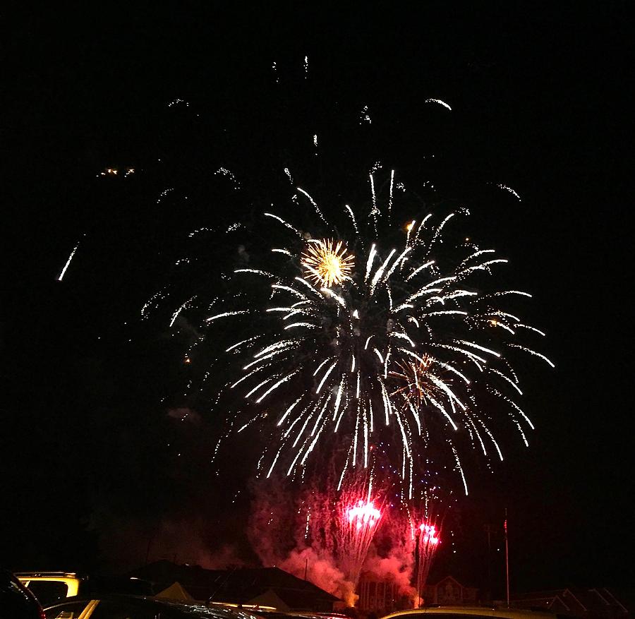 Fireworks in Needham Photograph by Thomas Brewster Fine Art America