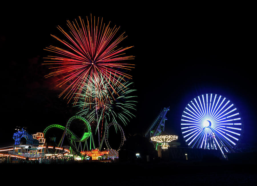 Fireworks in Wildwood 2019 Photograph by Scott Miller Fine Art America