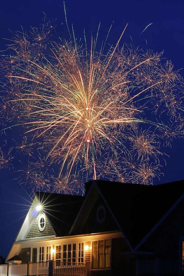 Fireworks Photograph by Jim Feldman