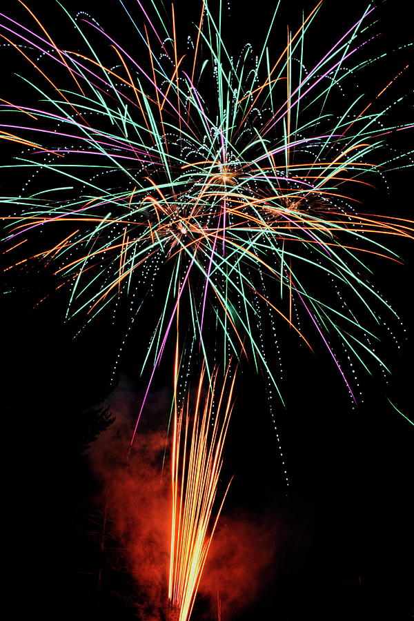 Fireworks - July 2021 - 3 Photograph by Dale Kauzlaric