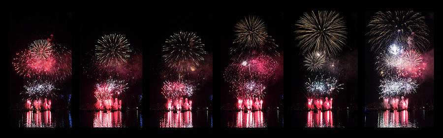 Fireworks Sequence Photograph by Her Arts Desire