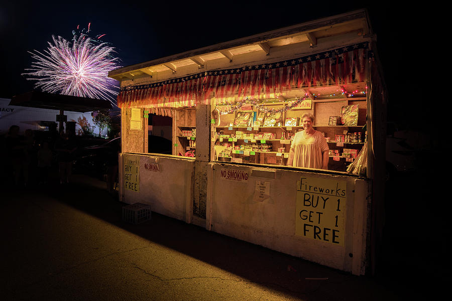 Fireworks Stand Photograph by Clay Guthrie