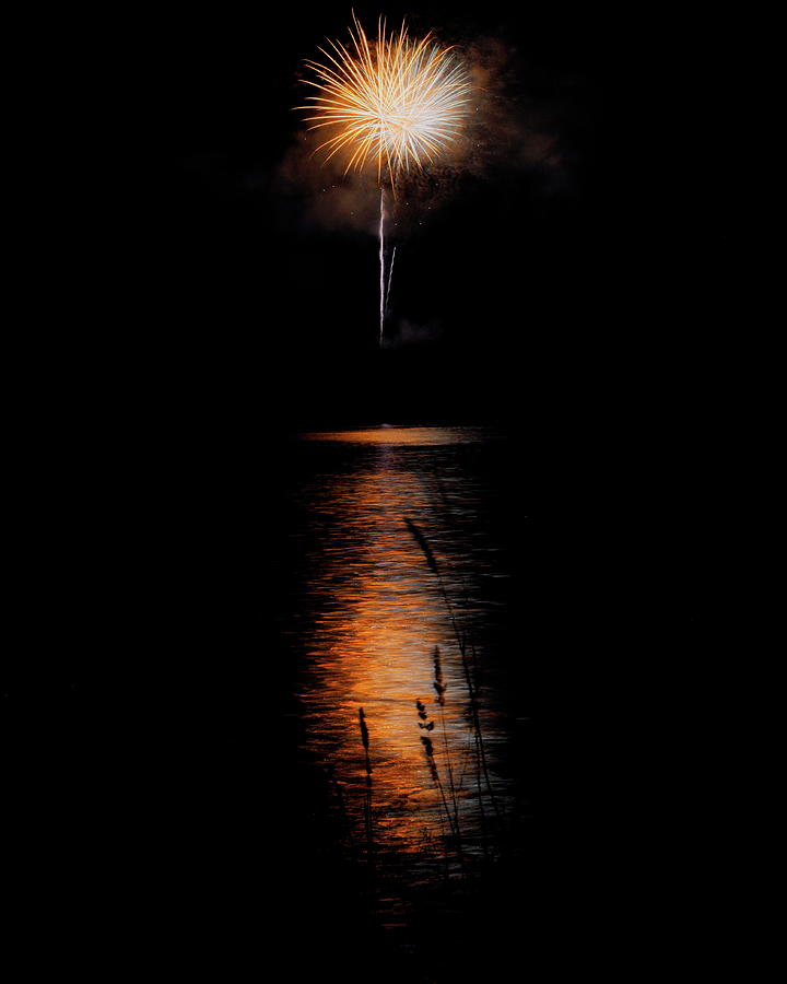 Fireworks - WOW - June 2022 - 1 Photograph by Dale Kauzlaric