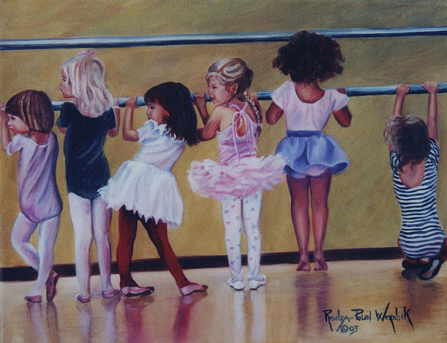 Ballet Lesson - fineart, deals original artwork