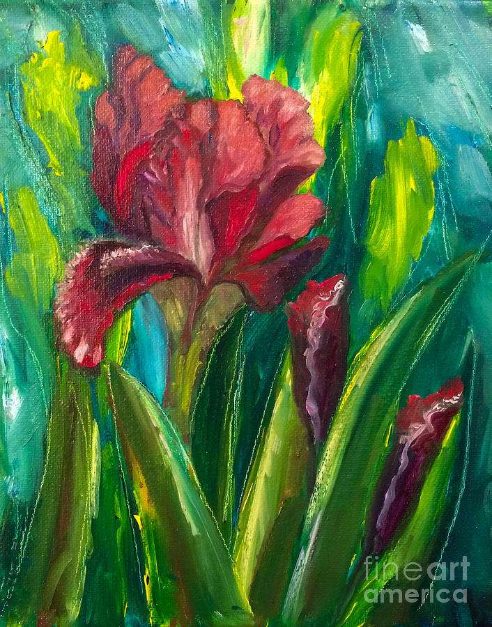 First Bloom Painting by Sherrell Rodgers