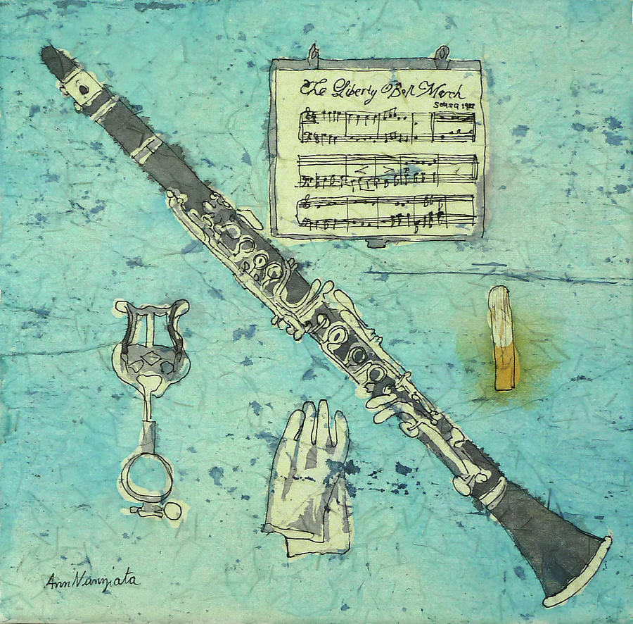 First Clarinet Painting by Ann Nunziata