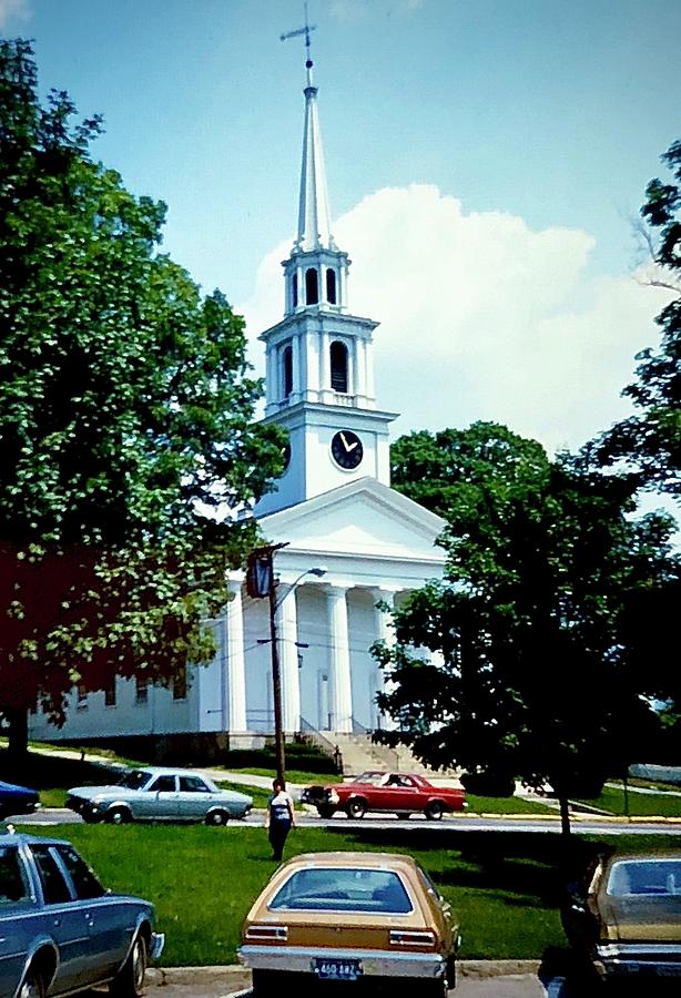 First Congregational Church New Milford CT 1984 Photograph by Gordon James