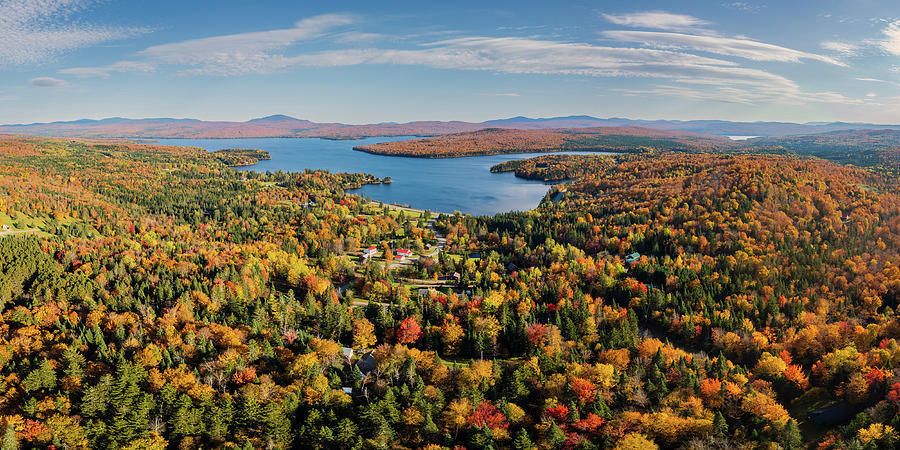 First Connecticut Lake Fall Foliage - October 2022 Photograph by John ...