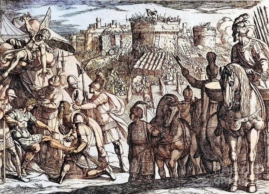 First Crusade, Attacking Jerusalem, 11th C. Photograph by Science Source