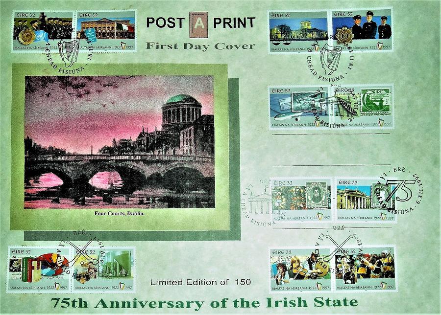 First Day Cover  Painting by Val Byrne