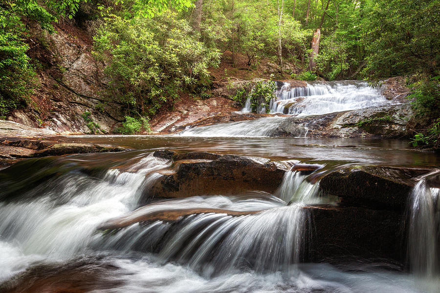 First Falls on Mill Creek Photograph by Alex Mironyuk