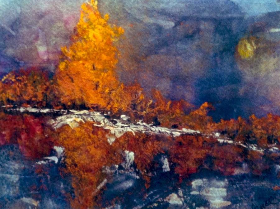 First Frost Painting by Sherry Harradence