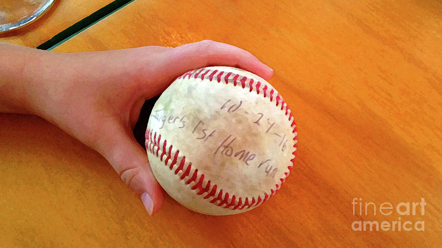 First Home Run Ball by Connie Fox