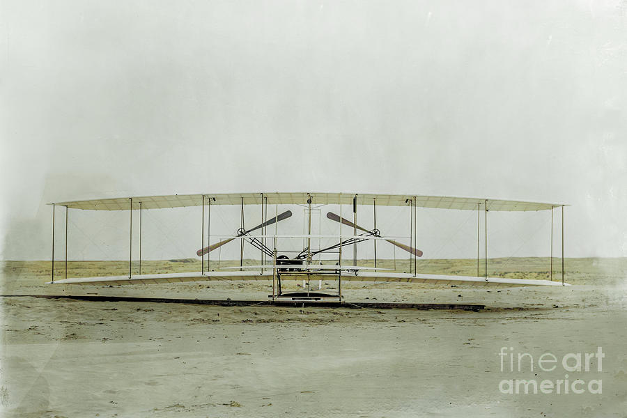 First In Flight Wright Brothers Photograph by Randy Steele