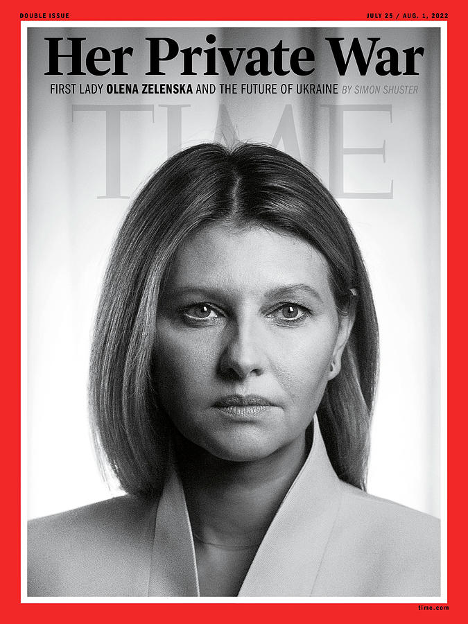 First Lady of Ukraine Olena Zelenska Photograph by Photograph by Alexander Chekmenev for TIME