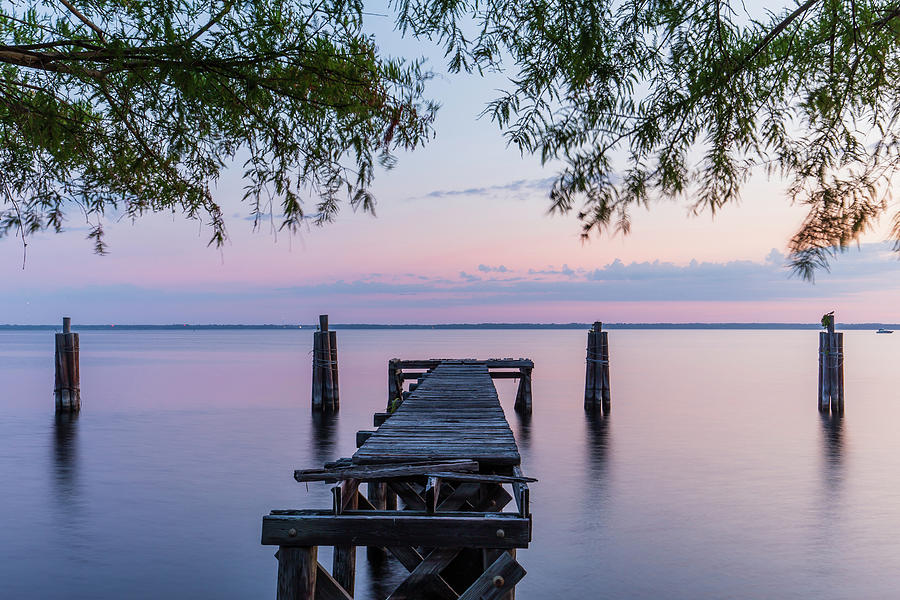 First light at Lake Monroe Photograph by Stefan Mazzola