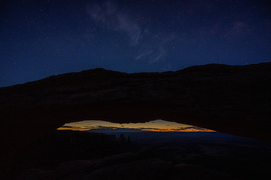 First Light Below Mesa Arch Photograph by Kelly VanDellen
