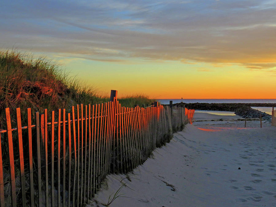 First Light - Cape Cod Bay Photograph by Dianne Cowen Cape Cod Photography