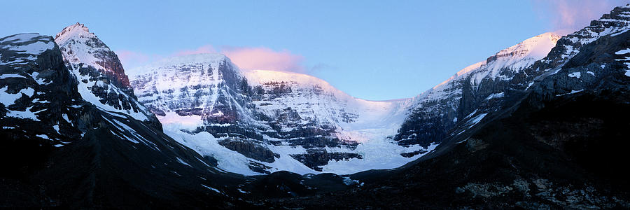 First Light - Dome Glacier Jasper National Park Canada Photograph by Sonny Ryse