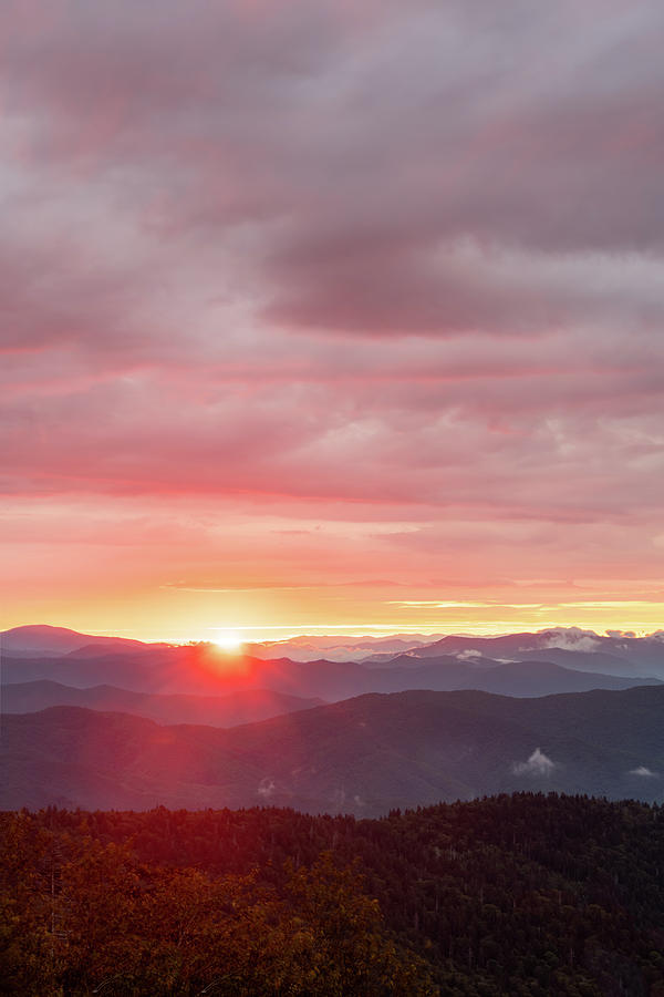 First Light Great Smoky Mountains Photograph by Sebastian Musial