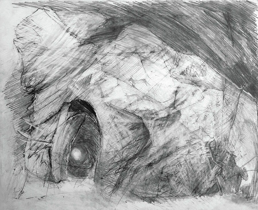 First Light Drawing by Joel Keener First Light Drawing by Joel Keener